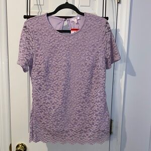 Teddi Rose top, NWT, sz. M, purple lavender